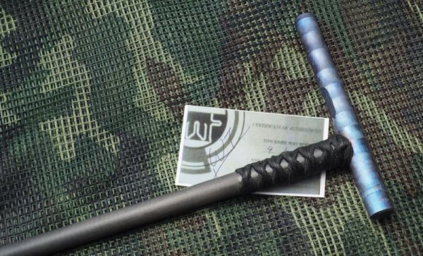 画像2: Warren Thomas Titanium-Carbon Fiber Cane Type-A (2)