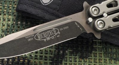 画像3: Microtech Tachyon Black plain edge #0804