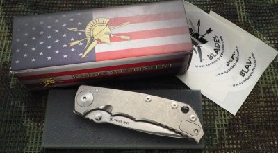 画像1: Spartan Harsey Folder - Stone Washed