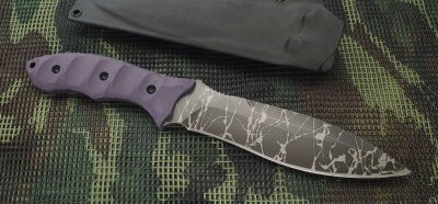 画像2: マサユキ作　紫電（しでん）紫ハンドル