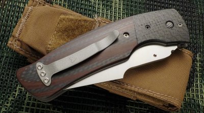 画像3: Lightfoot Knives フォールダー・レイヤードカーボンファイバー