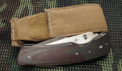 画像2: Lightfoot Knives フォールダー・レイヤードカーボンファイバー