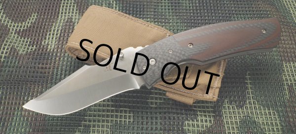 画像1: Lightfoot Knives フォールダー・レイヤードカーボンファイバー (1)