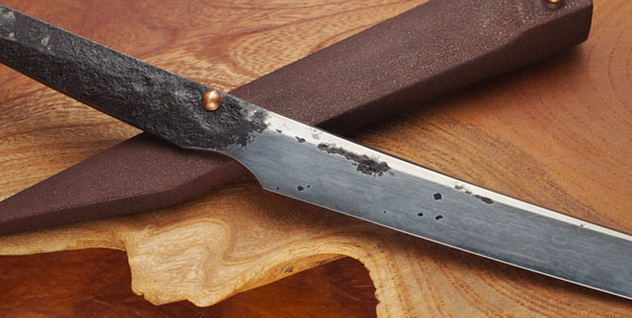 日本刀、残欠(合法サイズ、切断済) - 工芸品